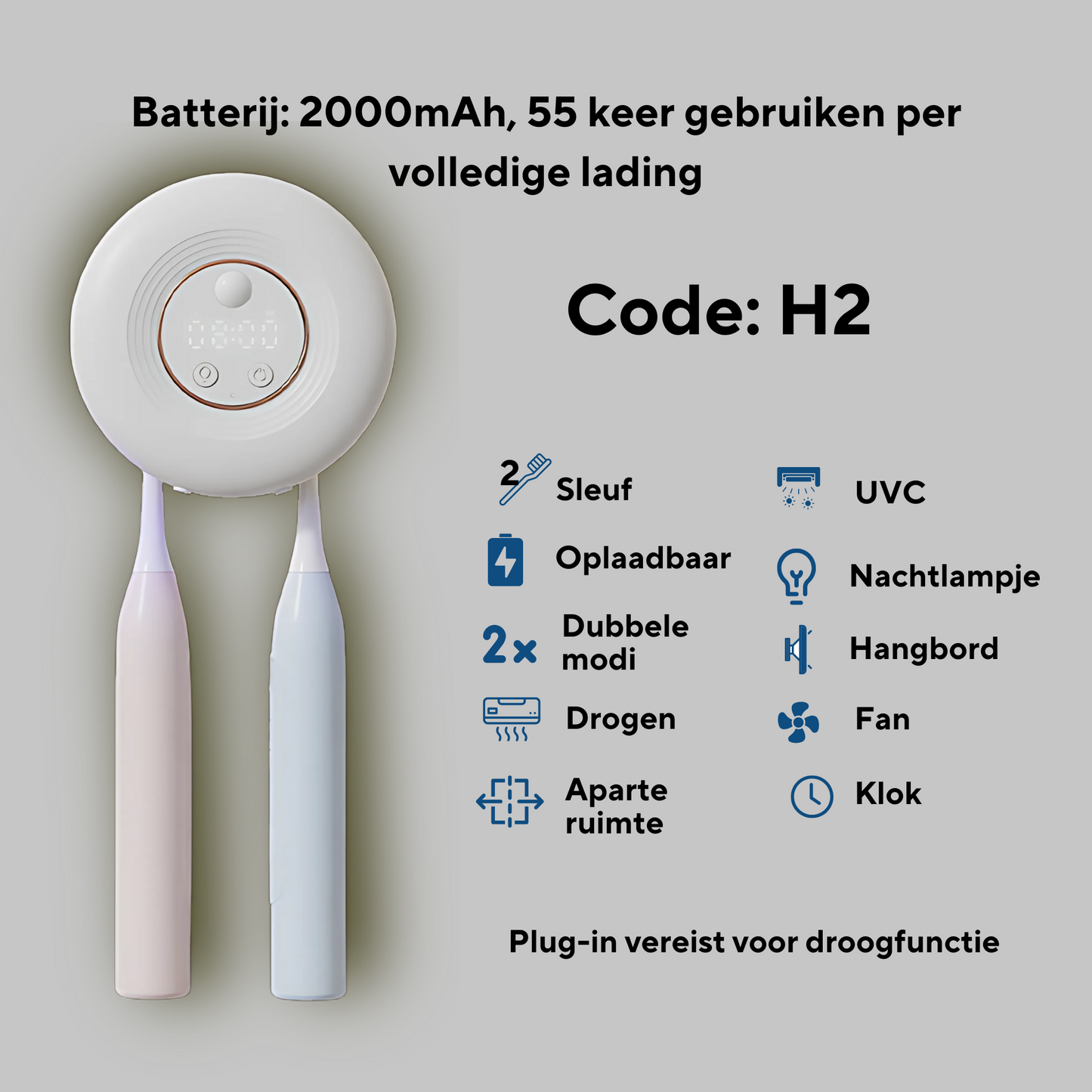 UVC-tandenborstelsterilisator