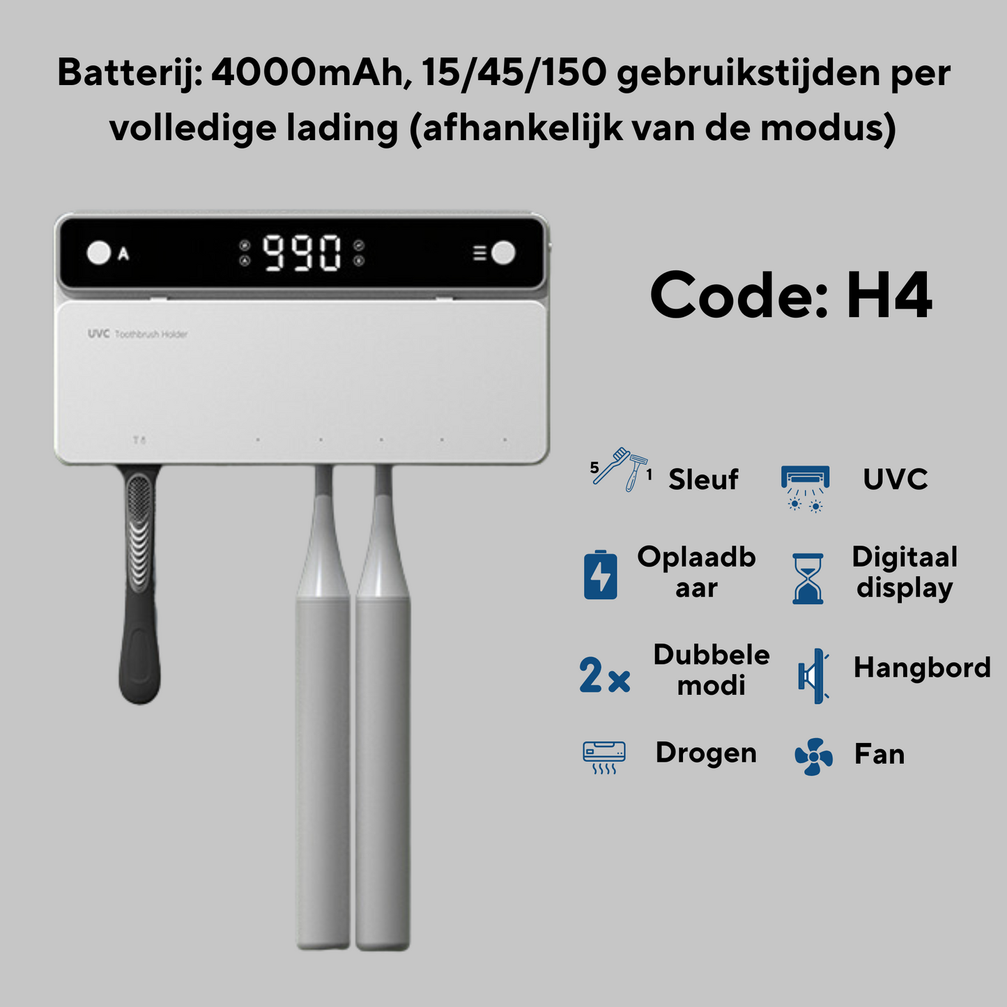 UVC-tandenborstelsterilisator